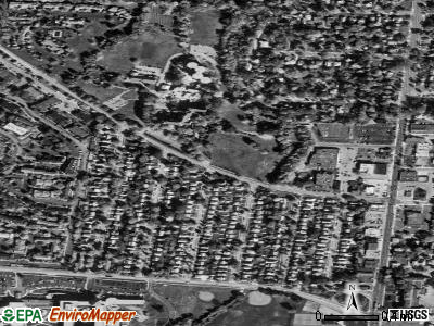 Springfield township, Ohio satellite photo by USGS