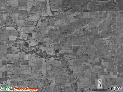 Earl township, Illinois satellite photo by USGS