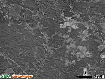 Coal township, Ohio satellite photo by USGS