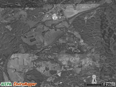 Seal township, Ohio satellite photo by USGS