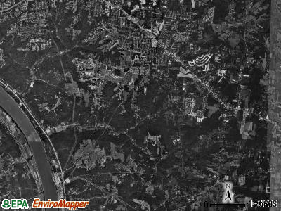 Pierce township, Ohio satellite photo by USGS