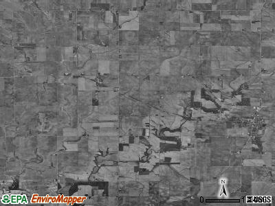 La Moille township, Illinois satellite photo by USGS
