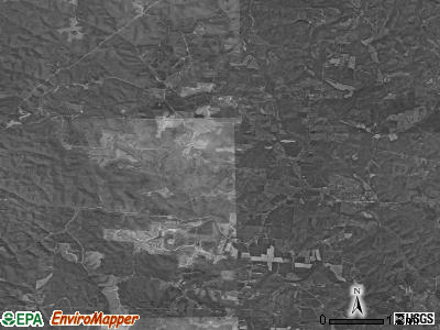 Huntington township, Ohio satellite photo by USGS