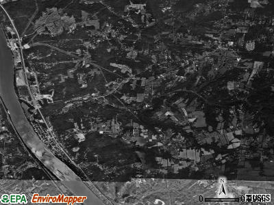 Ohio township, Ohio satellite photo by USGS