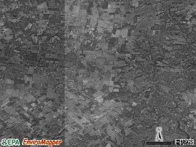 Clark township, Ohio satellite photo by USGS