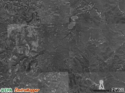 Meigs township, Ohio satellite photo by USGS