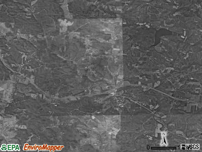 Raccoon township, Ohio satellite photo by USGS