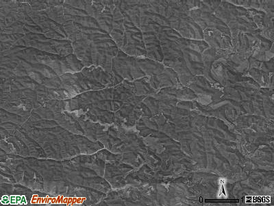Symmes township, Ohio satellite photo by USGS