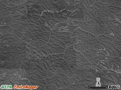 Decatur township, Ohio satellite photo by USGS