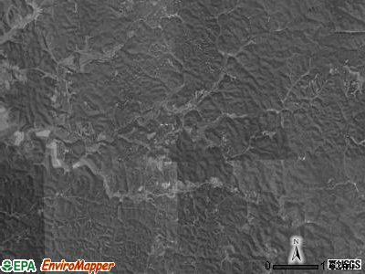Elizabeth township, Ohio satellite photo by USGS