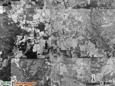 Richwoods township, Arkansas satellite photo by USGS