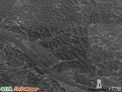 Upper township, Ohio satellite photo by USGS