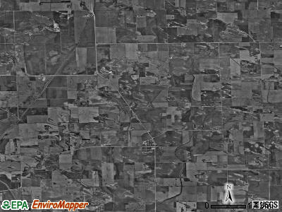 Yorktown township, Illinois satellite photo by USGS