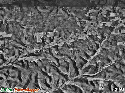 Oswayo township, Pennsylvania satellite photo by USGS
