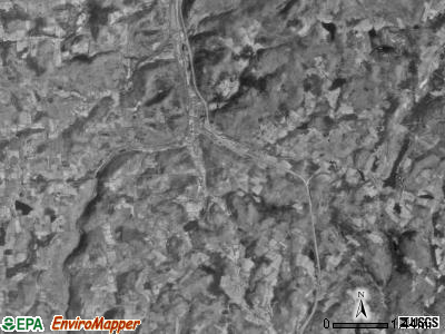 New Milford township, Pennsylvania satellite photo by USGS