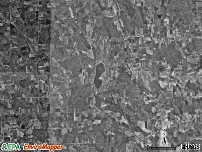 Bloomfield township, Pennsylvania satellite photo by USGS