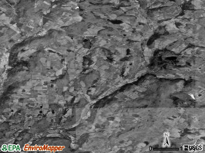 Gibson township, Pennsylvania satellite photo by USGS