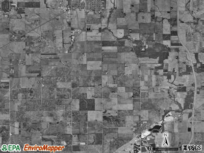 Troy Grove township, Illinois satellite photo by USGS