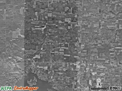 Conneaut township, Pennsylvania satellite photo by USGS