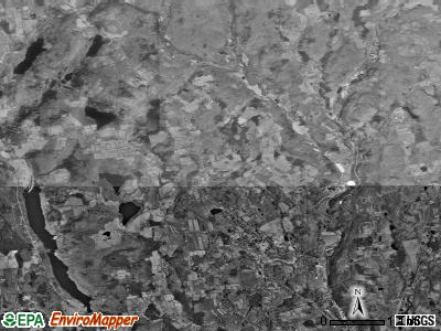 Dyberry township, Pennsylvania satellite photo by USGS