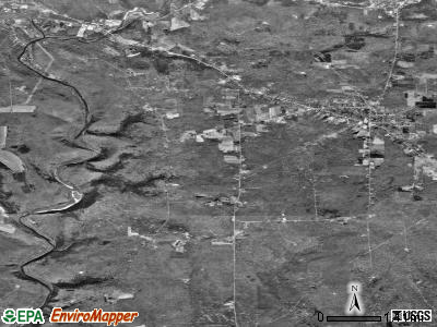 Oilcreek township, Pennsylvania satellite photo by USGS