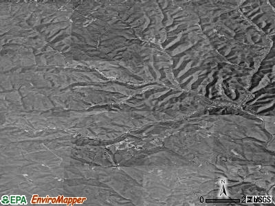 Shippen township, Pennsylvania satellite photo by USGS