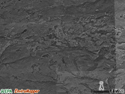 Fox township, Pennsylvania satellite photo by USGS