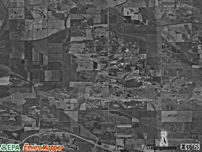 Alba township, Illinois satellite photo by USGS