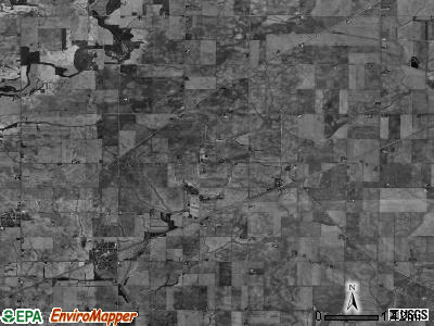 Berlin township, Illinois satellite photo by USGS