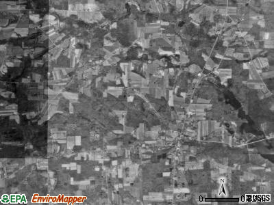 Sandy Creek township, Pennsylvania satellite photo by USGS