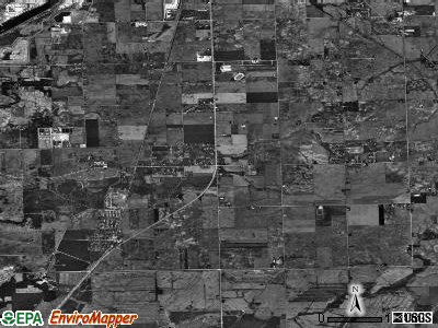 Jackson township, Illinois satellite photo by USGS