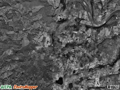 Northmoreland township, Pennsylvania satellite photo by USGS