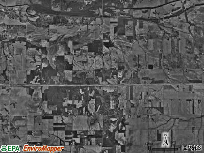 Edford township, Illinois satellite photo by USGS