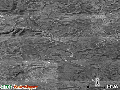 Grugan township, Pennsylvania satellite photo by USGS