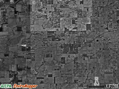 Green Garden township, Illinois satellite photo by USGS