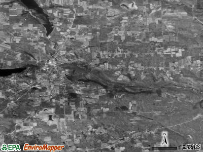 Sandy Lake township, Pennsylvania satellite photo by USGS