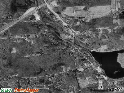 Elmhurst township, Pennsylvania satellite photo by USGS