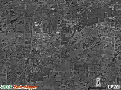 Monee township, Illinois satellite photo by USGS