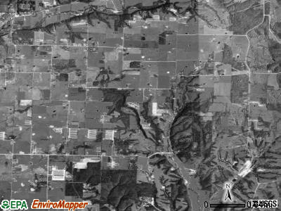 Felker township, Arkansas satellite photo by USGS