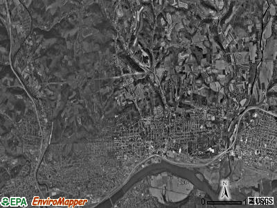 Loyalsock township, Pennsylvania satellite photo by USGS