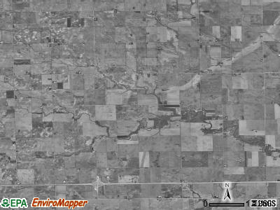 Nettle Creek township, Illinois satellite photo by USGS