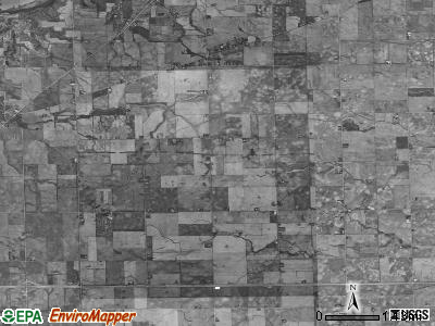 Miller township, Illinois satellite photo by USGS