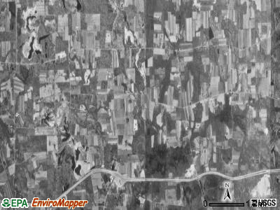 Wolf Creek township, Pennsylvania satellite photo by USGS