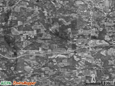 East Lackawannock township, Pennsylvania satellite photo by USGS