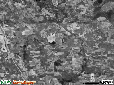 Liberty township, Pennsylvania satellite photo by USGS
