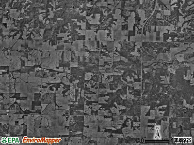 Bowling township, Illinois satellite photo by USGS