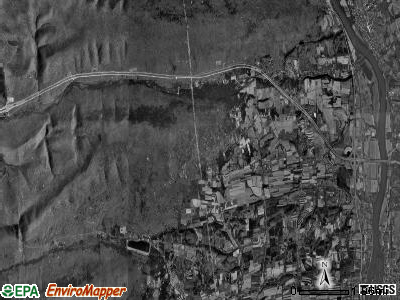 White Deer township, Pennsylvania satellite photo by USGS