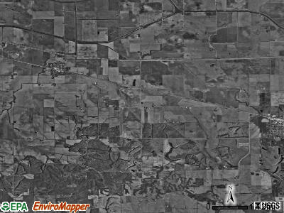 Mineral township, Illinois satellite photo by USGS