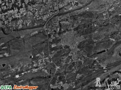 Hazle township, Pennsylvania satellite photo by USGS