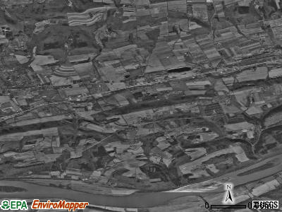 Cooper township, Pennsylvania satellite photo by USGS